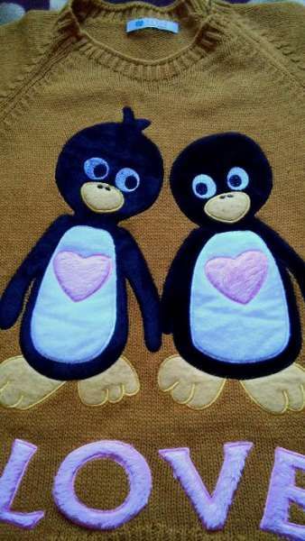 Блузка с пингвинчета
