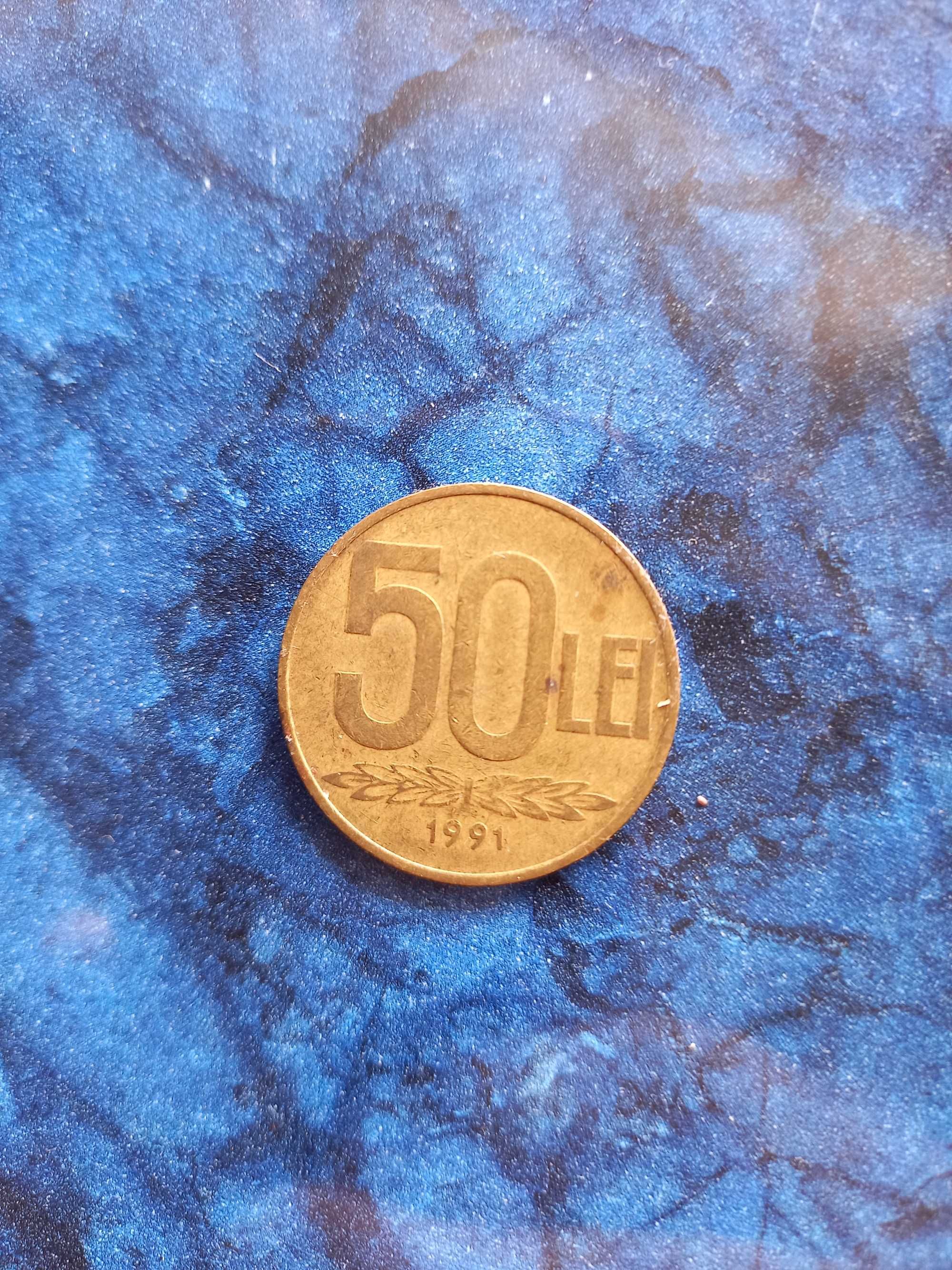 Moneda 50 lei 1991