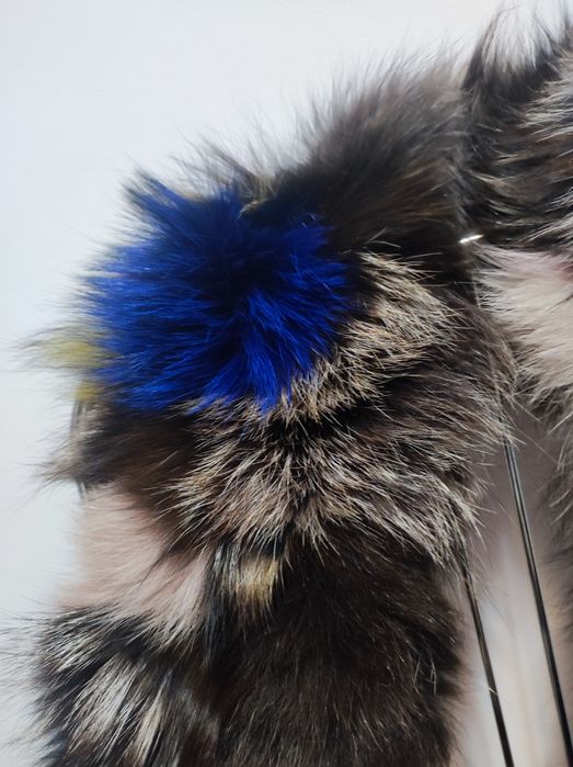 Guler din blana naturala de vulpe