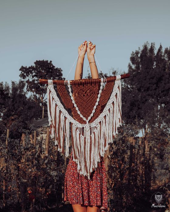 Decor macrame pentru perete XL