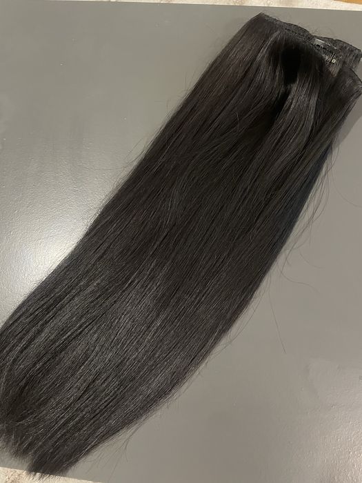 Индийска коса на треса със щипки