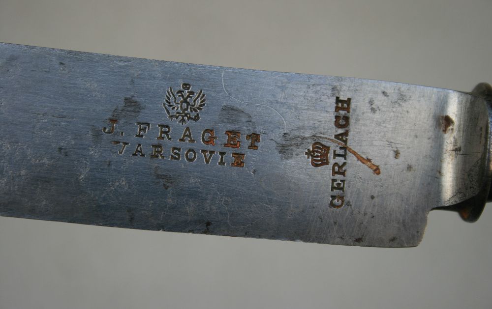 нож J Fraget Варшава, Руска империя, прибори