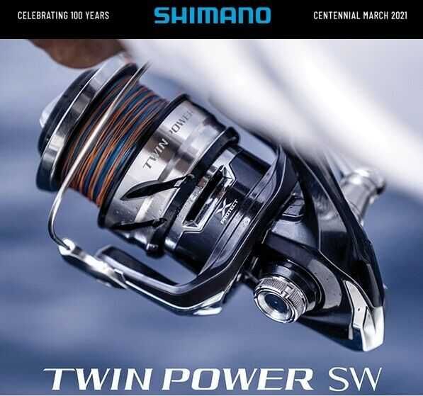 Риболовна Макара Shimano TwinPower 2021 SW10000 PG Въдица Спиийд Джиг