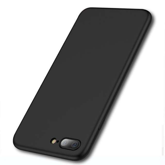 Iphone 7 8 Plus - Husa Silicon Ultra Slim 0.3mm Neagra Black