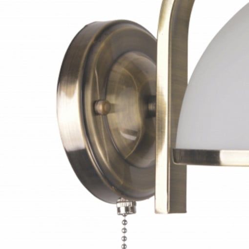 Aplica Darla LY-3311, 1 x E27, bronz + alb, clasic