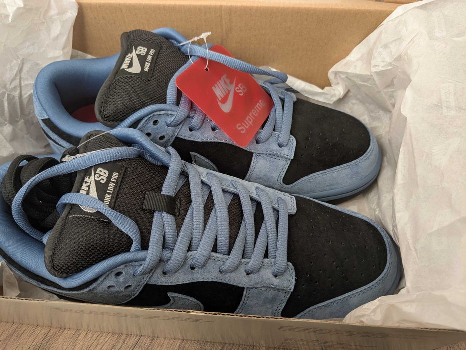 Nike Supreme SB Dunk Low 42.5 Ocen Fog North America Exclusive 25FW