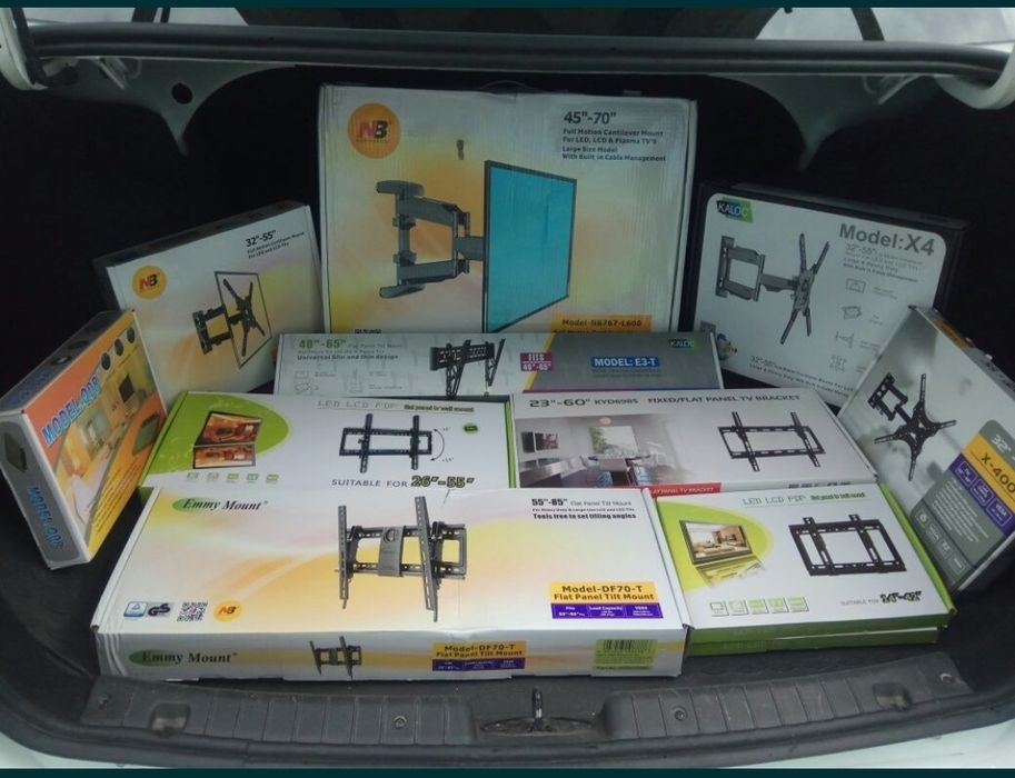 Установка навеска и продажа кронштейнов для телевизора