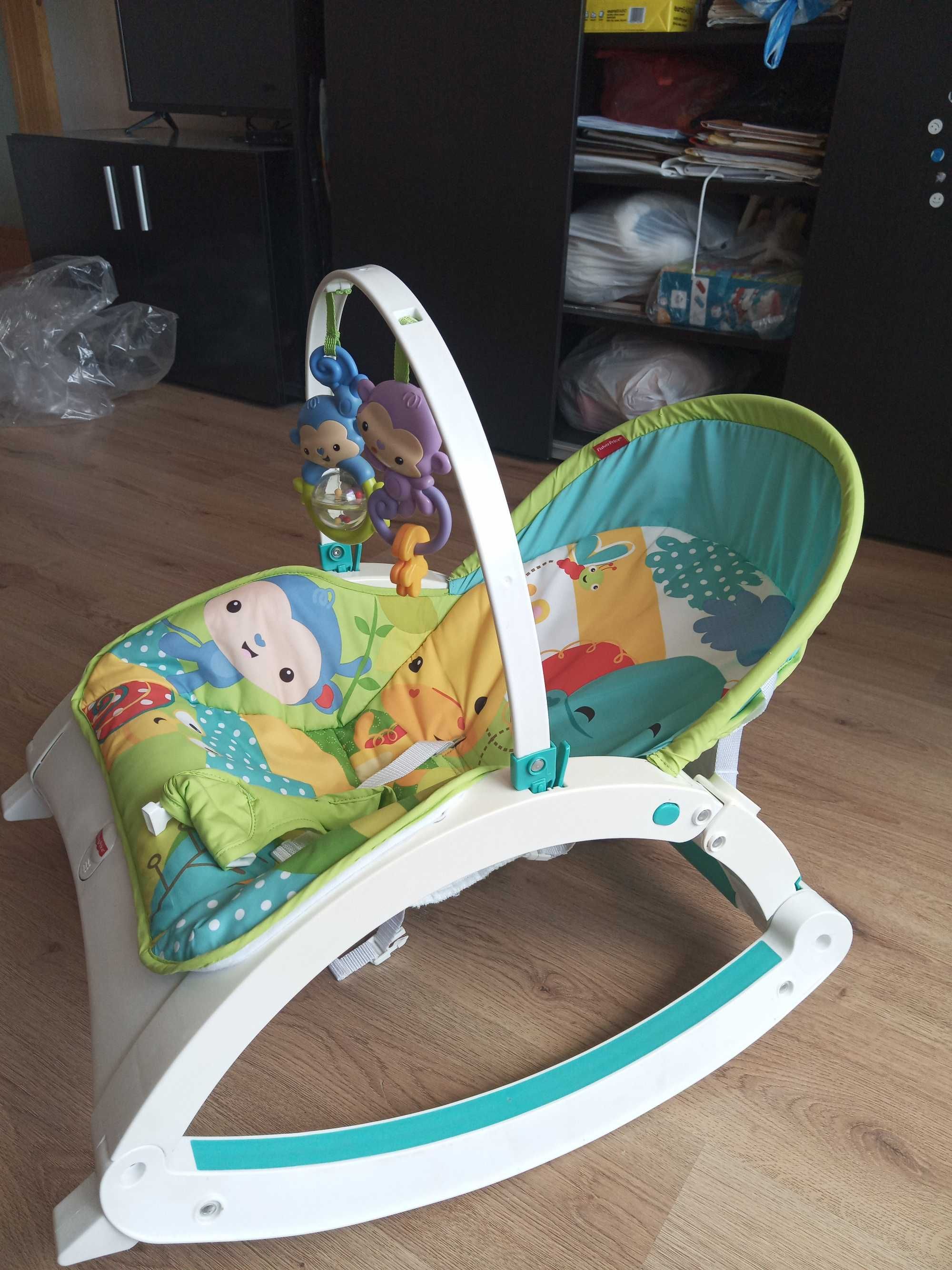Fisher price бебешко столче люлка