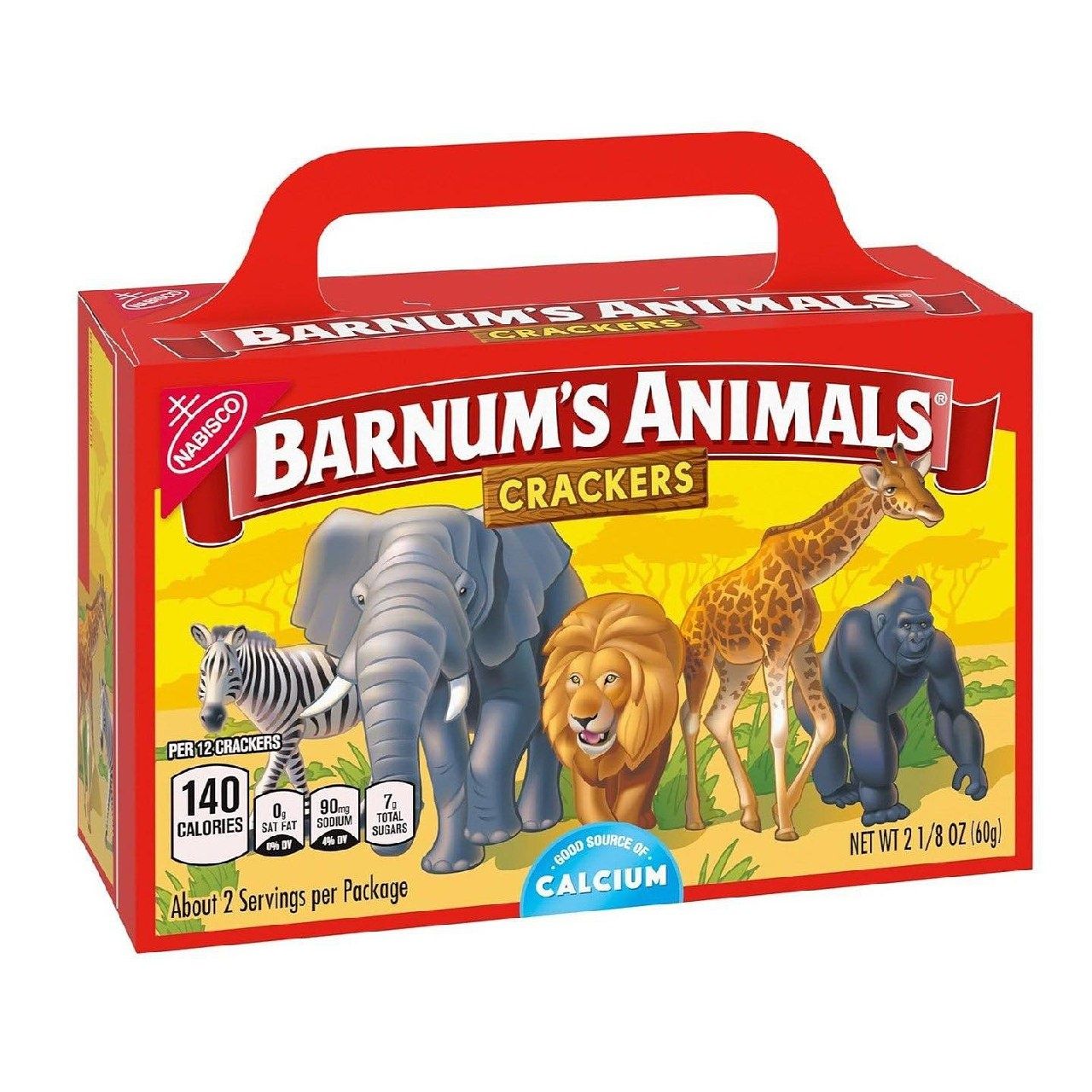 Оригинальные крекеры Barnum's Animal, коробка 2,13 унции