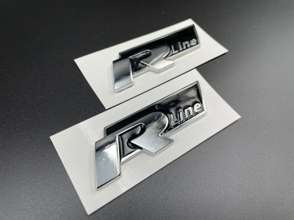 Set Embleme VW R-Line Negru