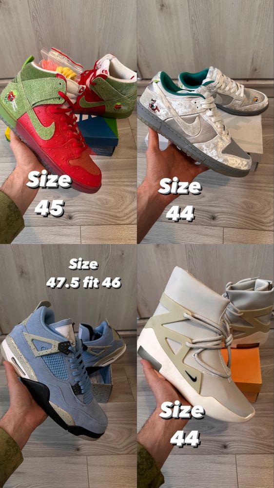 Jordan Yeezy Dunk Nike Dm