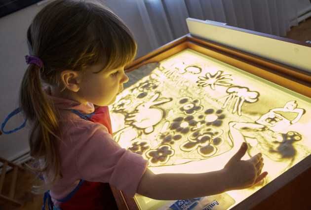 Песочный стол, стол для рисования песком