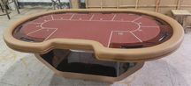 Masa de poker tip OZN cea mai noua creatie CustomTables.eu stoc urgent