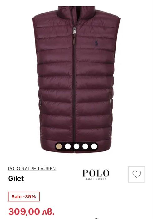 Polo Ralph Lauren down Gilet пухена грейка L