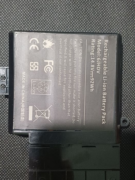 Baterie Laptop, Dell, Alienware 17 R2, 5046J, 06JHDV, 6JHDV, 14.8V, 60