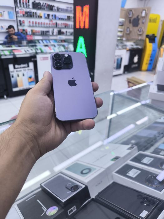 ayfon 14pro 88%  128GB purple kore