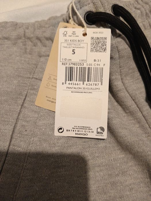 Pantaloni mango , noi mărimea 110