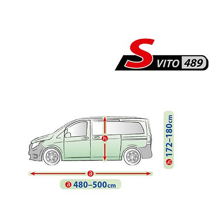 Покривало kegel серия mobile размер s489 сиво за mercedes vito