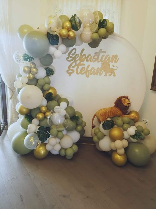 Arcada baloane 700 lei, decor baloane, photo corner