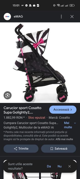 Cărucior bebe COSATTO