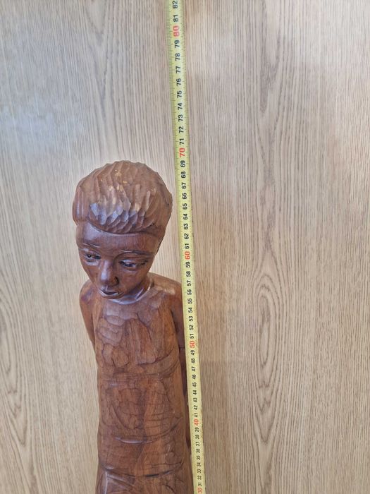Статуетка дърворезба 70 см.