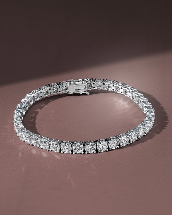 браслет брилианты cvd золото 750