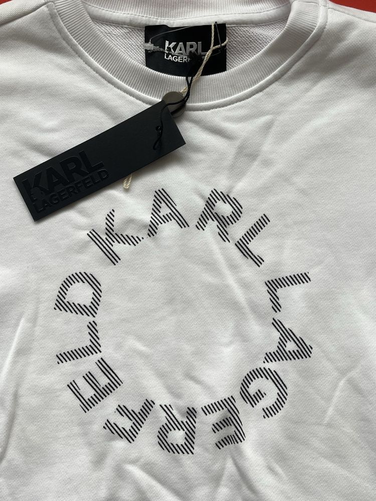 Karl Lagerfeld : Circle Logo Sweatshirt - Нова ХS / Оригинал
