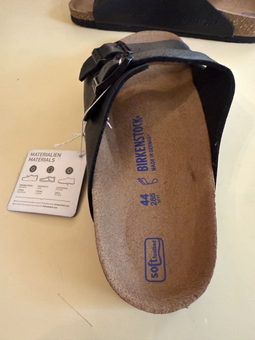Birkenstock Arizona мъжки черни чехли 44