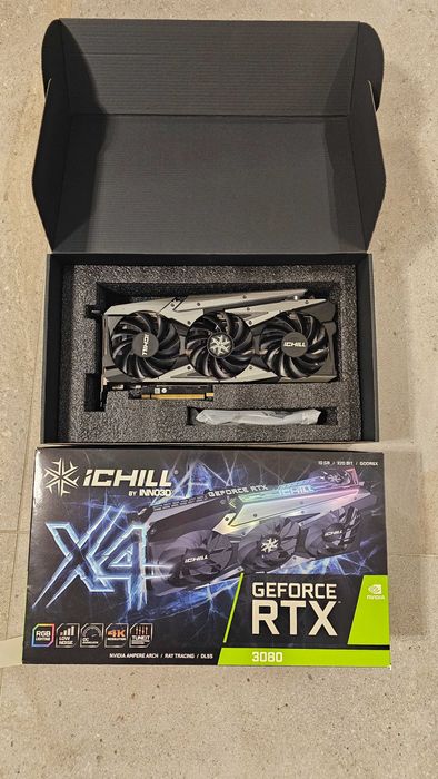 Видео карта GeForce RTX 3080 iChill X4 LHR 10GB GDDR6X