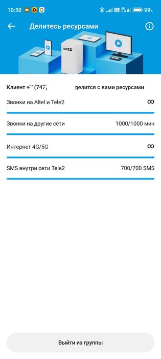 Тариф ТЕЛЕ2 за 3000тг