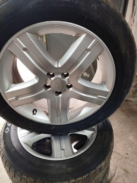 Диски с шинами r17 на субару