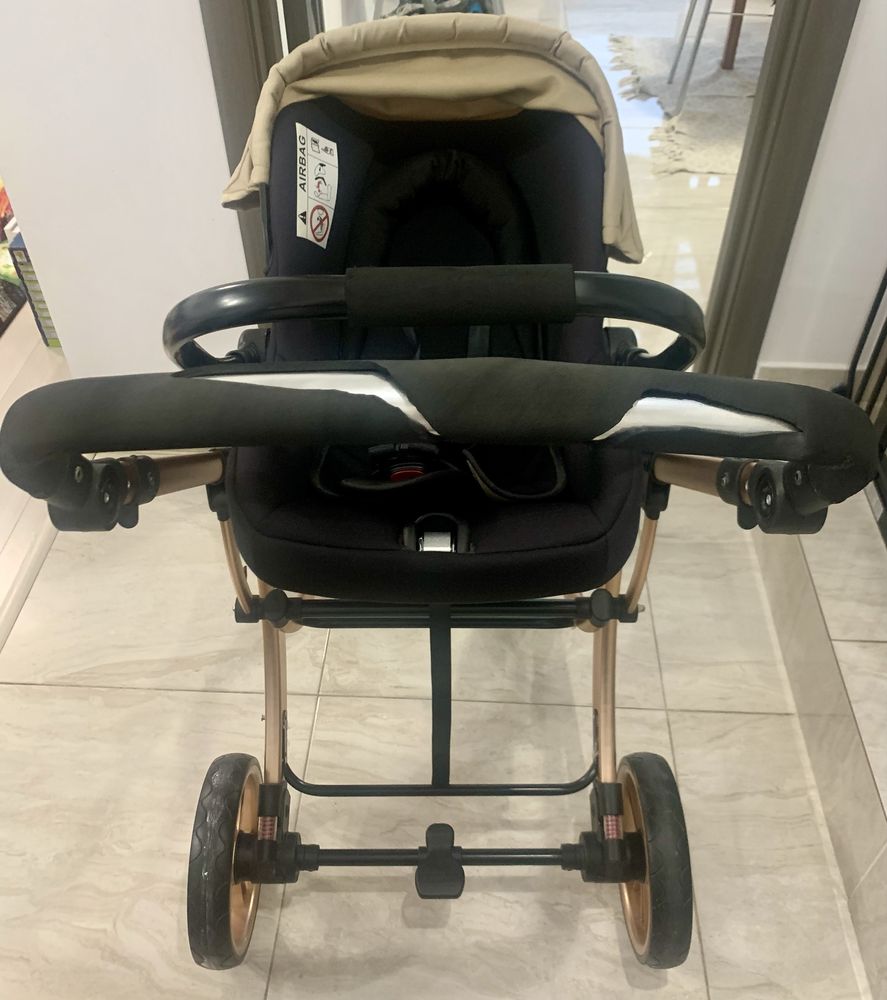 Carucior Visoli 3 in 1 Culoare: auriu