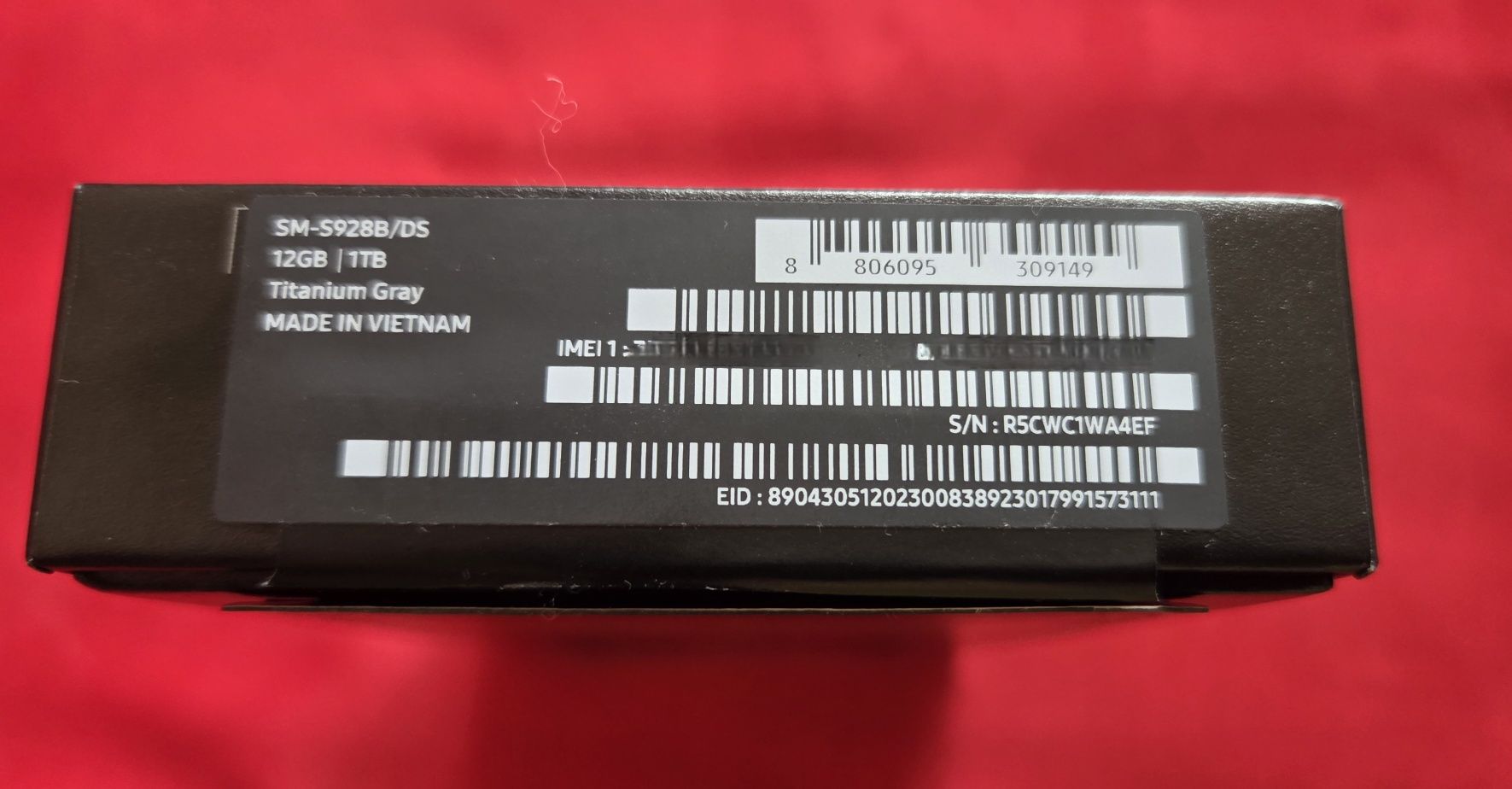 Samsung S24 Ultra 1TB Titanium Gray