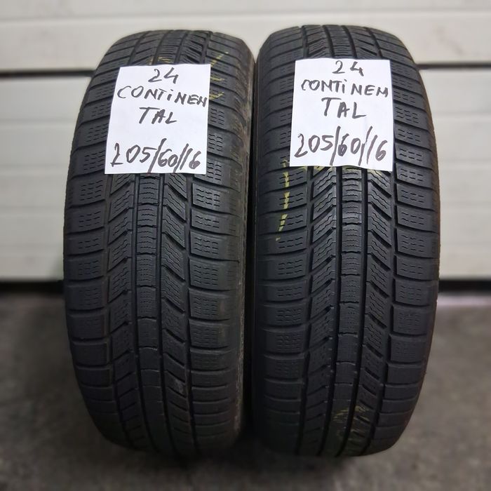 2×205/60/16 M+S.CONTINENTAL 2024.Stare excelenta.