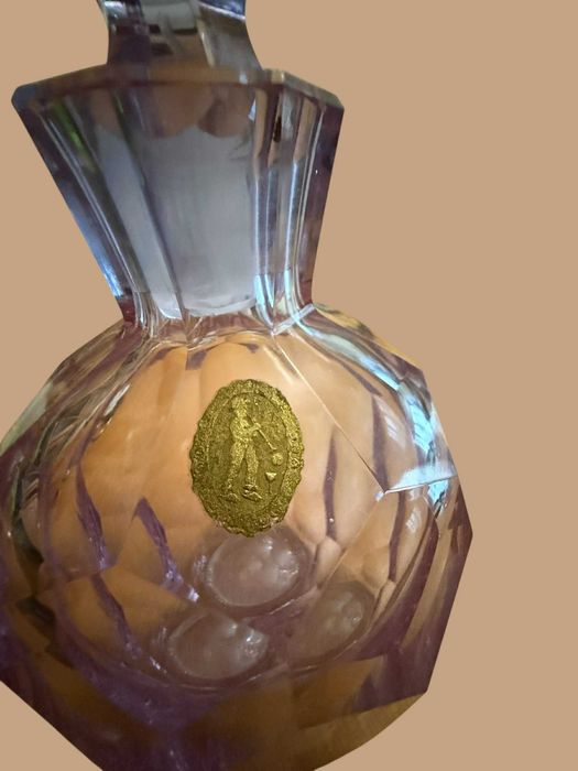 Set Cristal  Ametist de Bohemia Decantor Sticla cu dop + Pahare