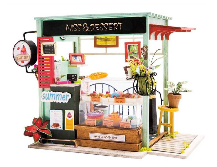 DIY Макет за сглобяване TSvetnoy - Ice cream station (Направи си сам)