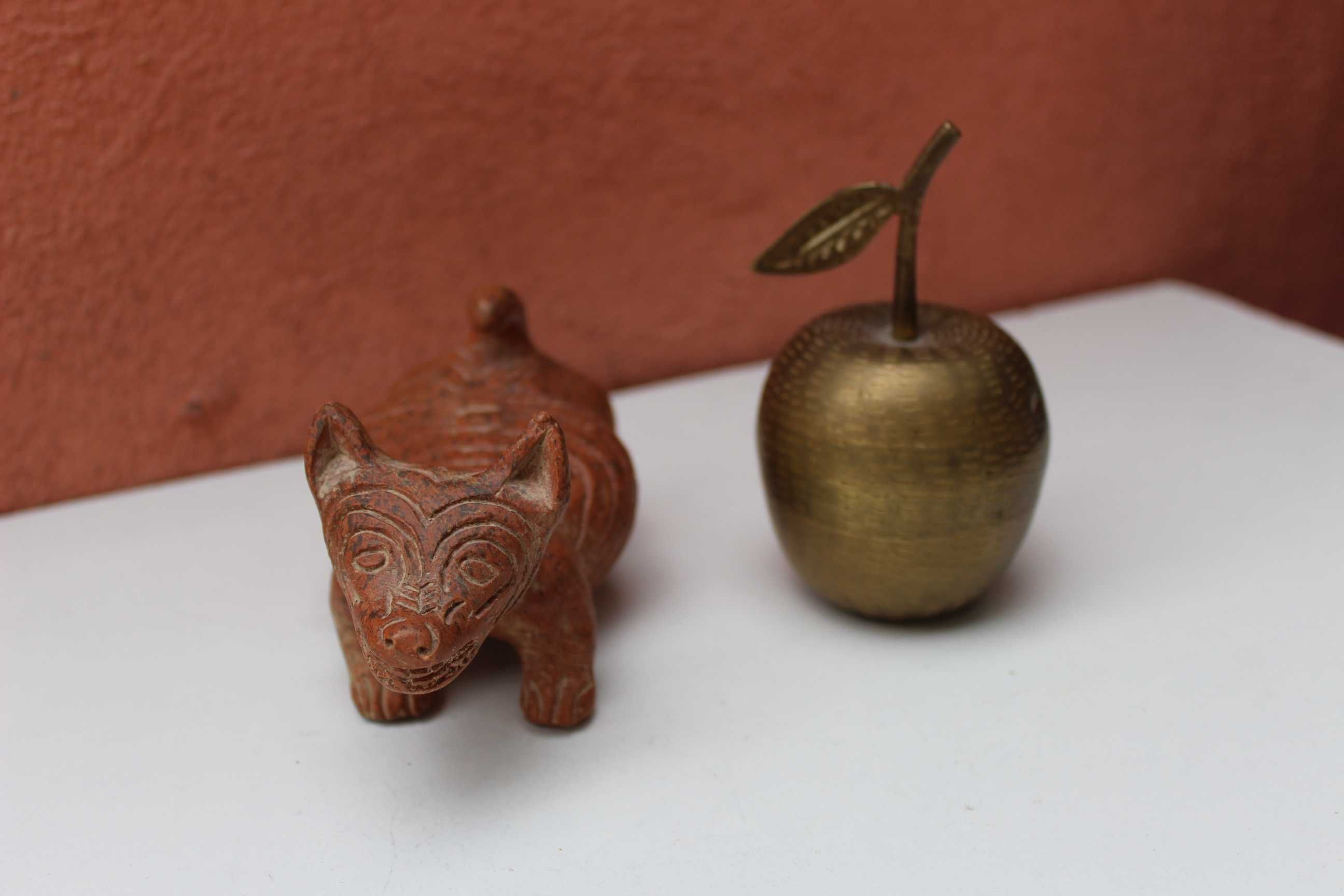 Piesa ceramica de colectie caine AZTEC - Mexico, lucrata manual
