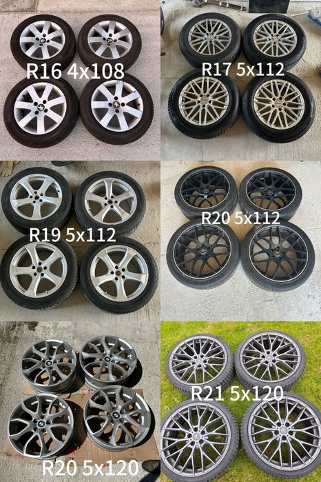 Diferite roti și jante. 17, 18, 19, 20, 21. BMW, VW, Audi,