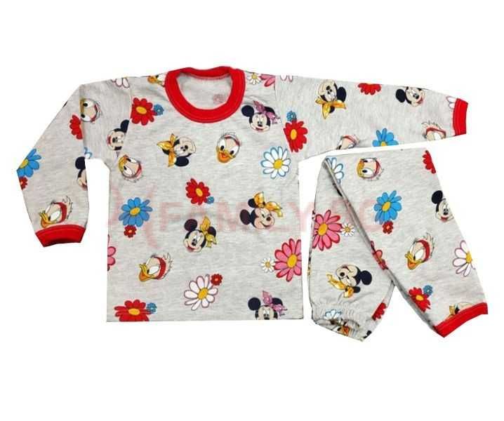 Ватирани пижами за момичета, размери 92см до 116см