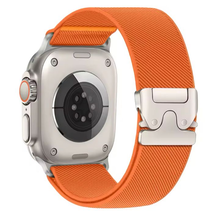 Curea Material Clips Compatibila Ceas Apple Watch Ultra Husa