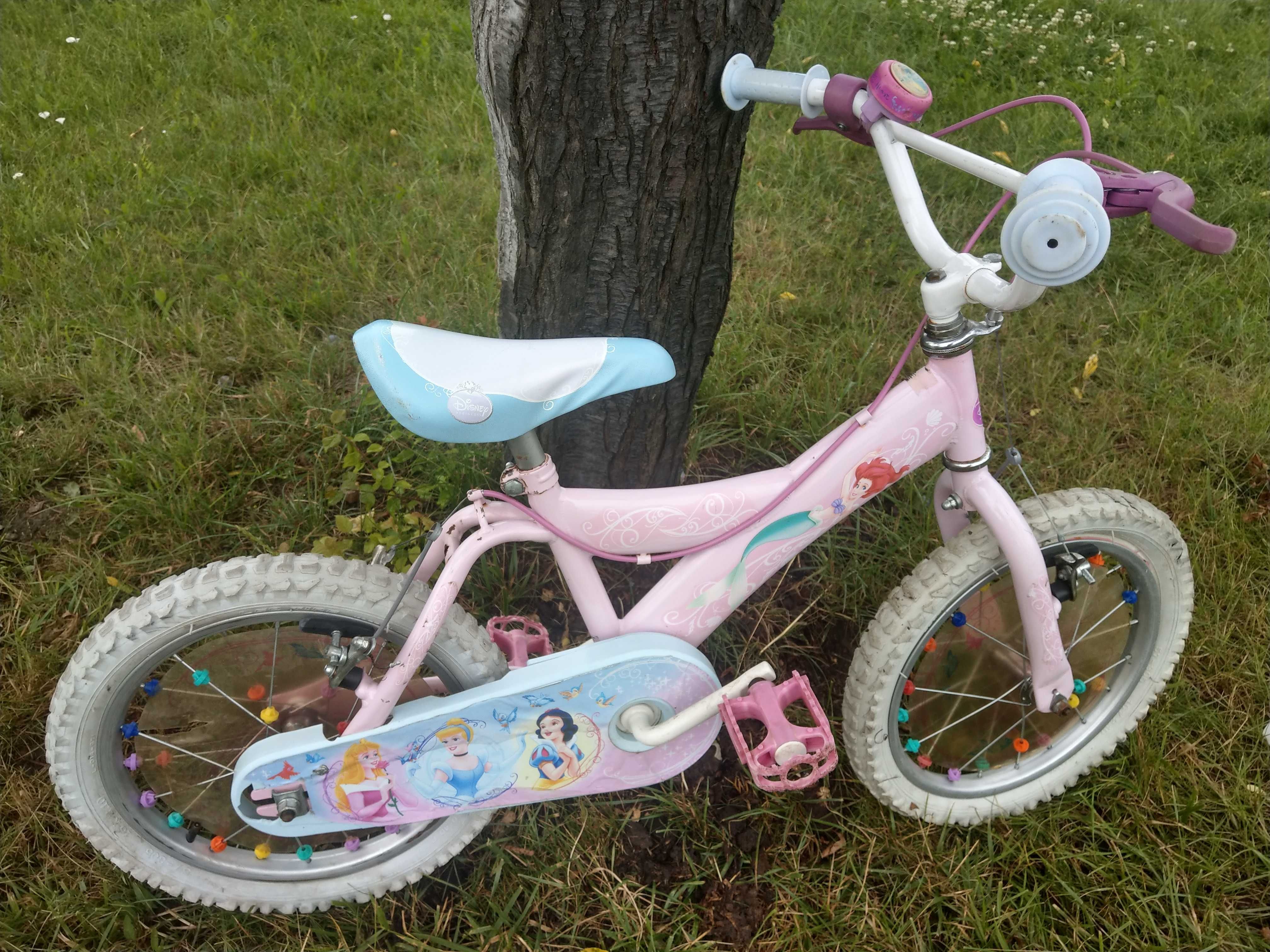 Bicicleta Disney Princess 16 inch+Trotineta