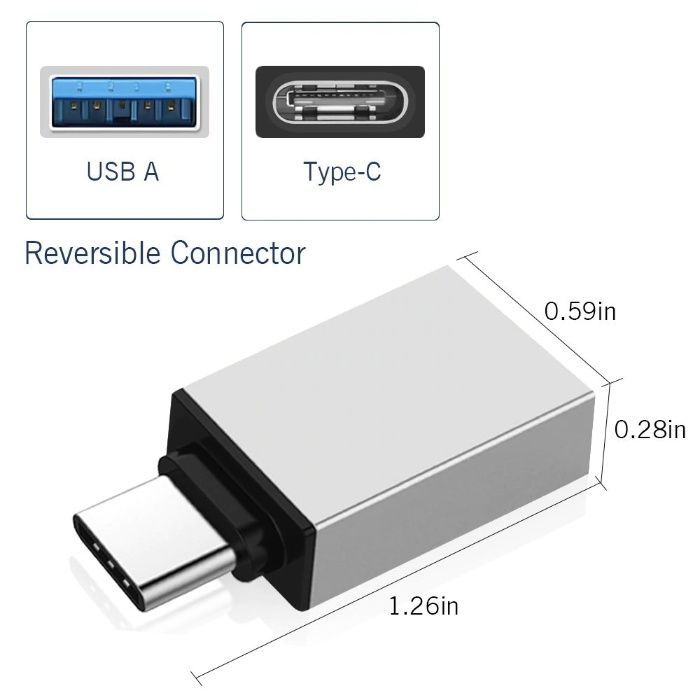 OTG преходник – USB 3.0  to Type C