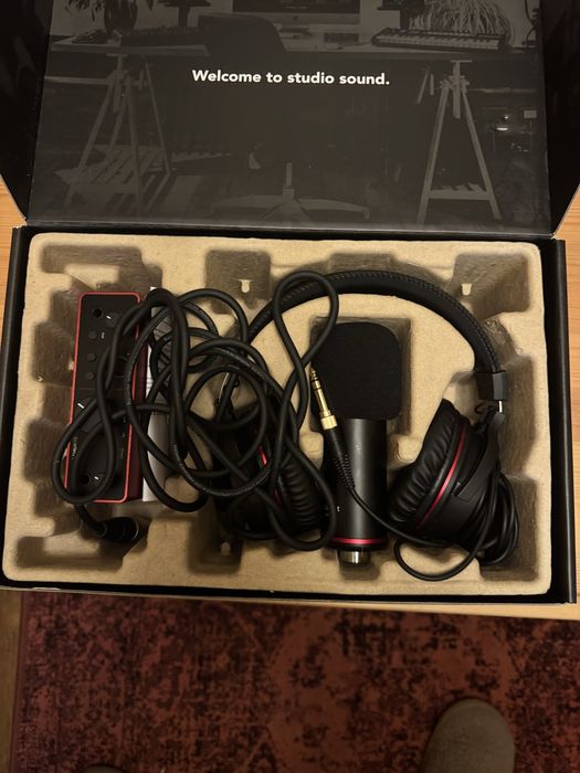 Set studio Focusrite Scarlet 4i4 complet