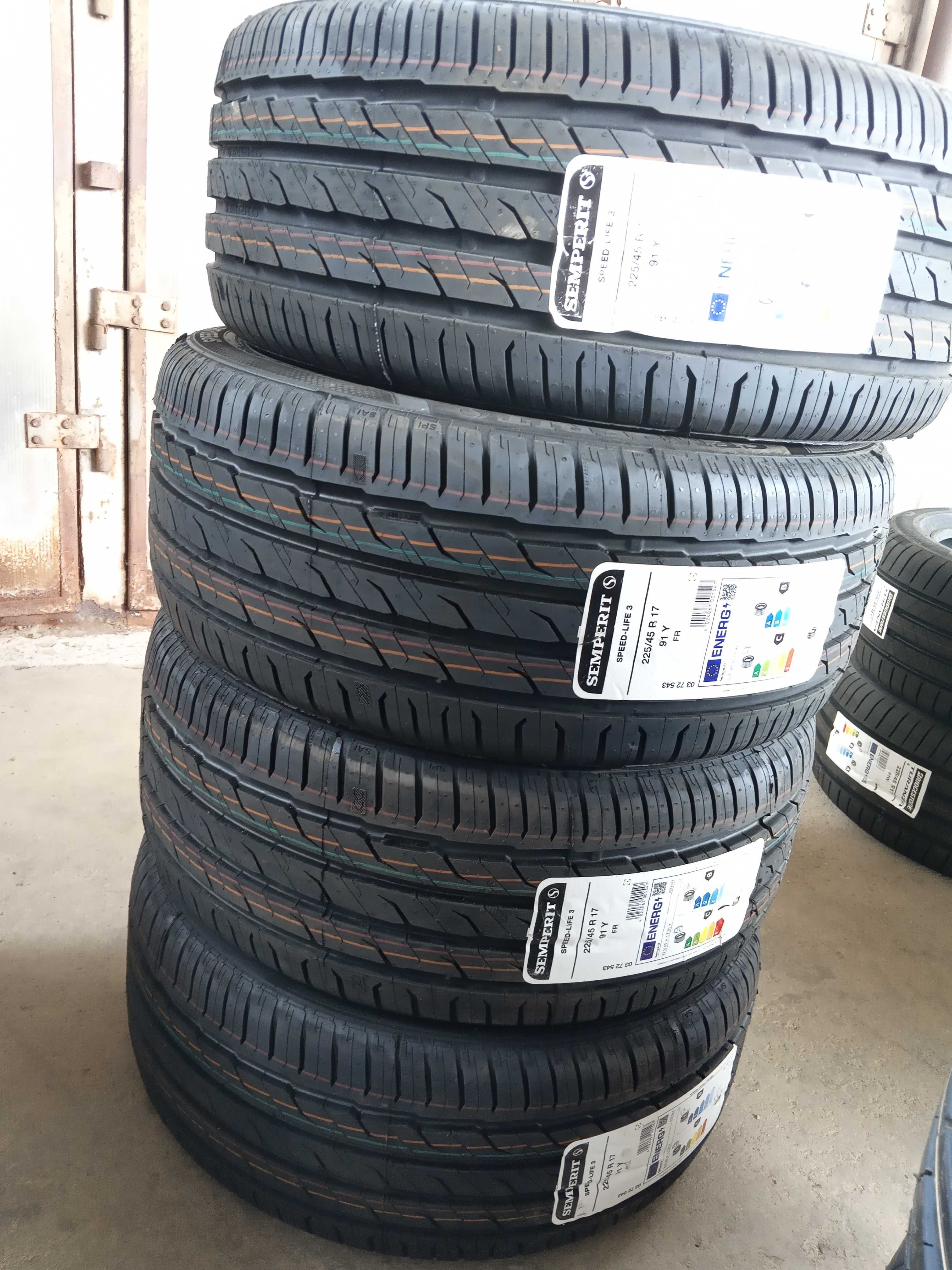 4 Нови летни гуми 225/45R17 Semperit Speed-Life3 FR 91Y DOT2025 France