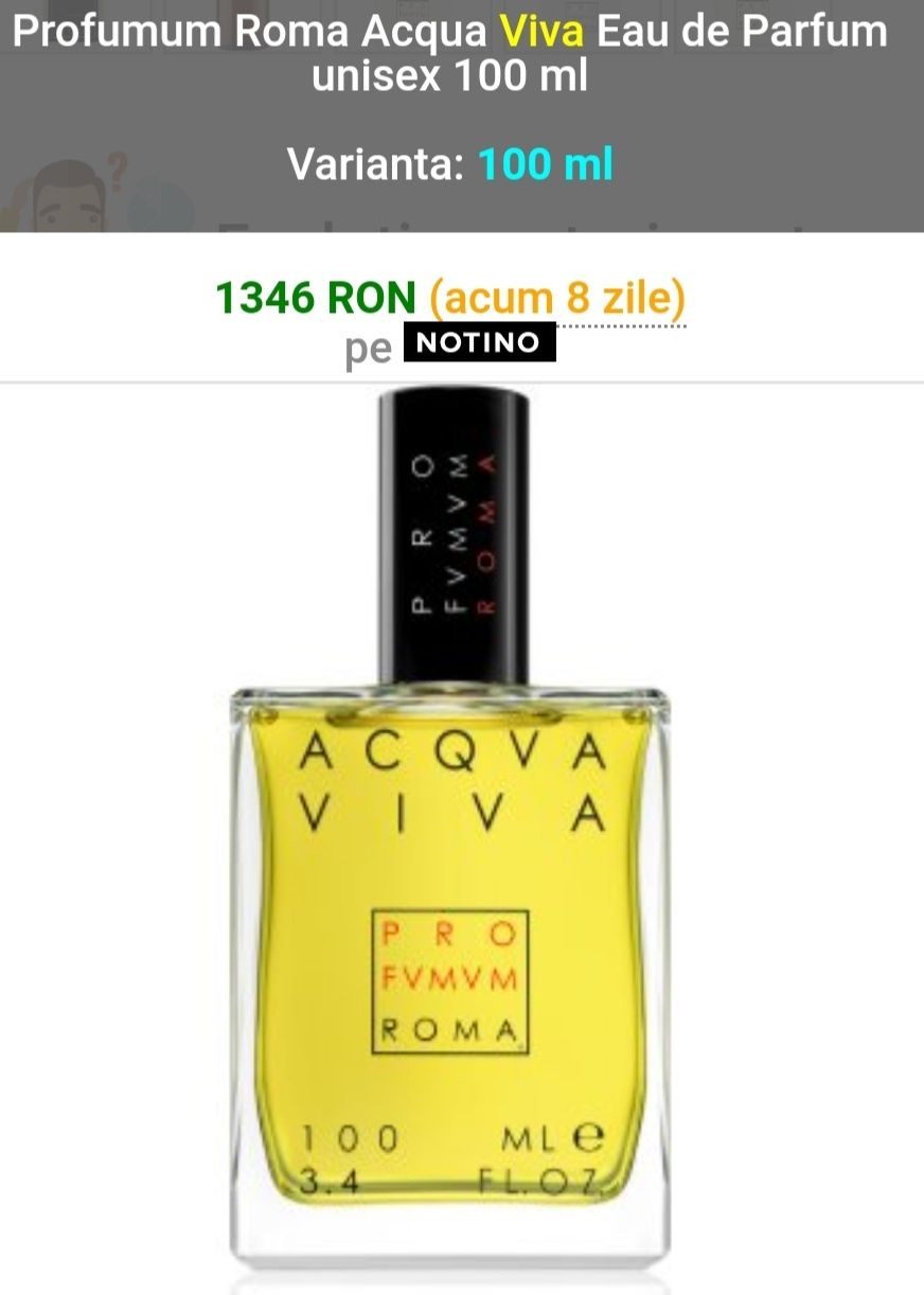 Profumum Roma Acqua Viva Eau de Parfum unisex 100 ml