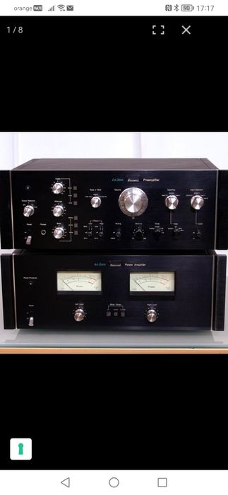Amplificator de putere și Preamplificator Sansui BA2000 și Ca 2000