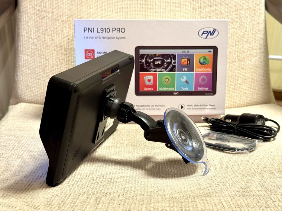 GPS camion tir truck auto PNI L910 PRO ecran 9” 512MB RAM 16GB Full EU