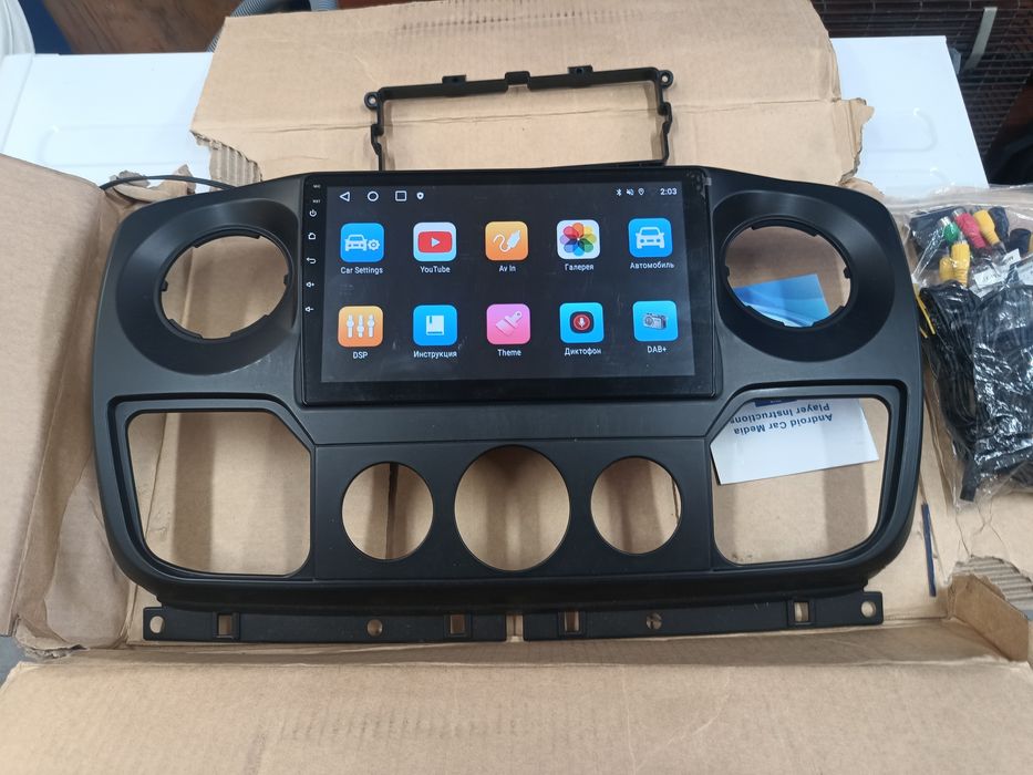 Навигация android за opel movano renault master nissan nv400  От2010г.