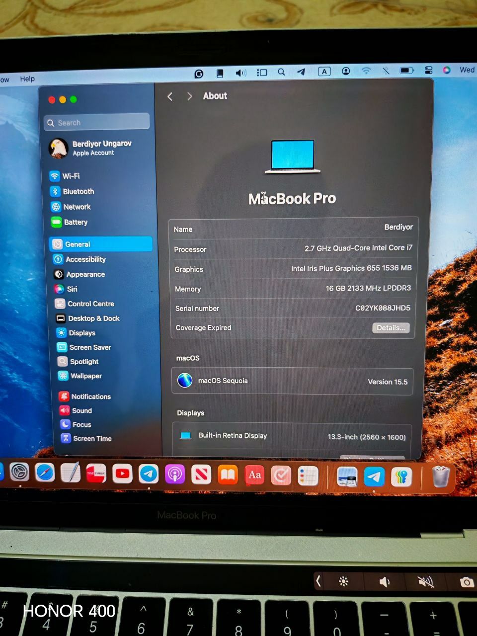 MacBookPro 2TB 2018
