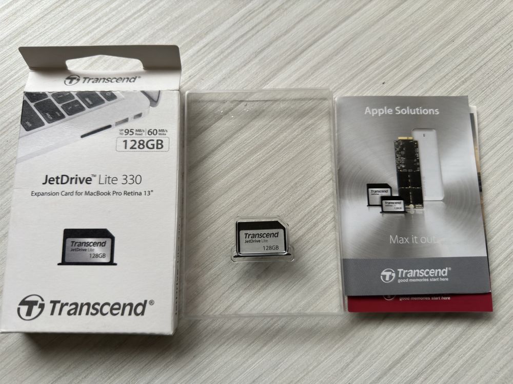 Card SD 128gb Transcend JetDrive Lite 330 pentru Macbook Pro Retina